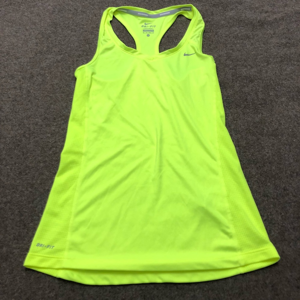 Nike high visibility running shirt